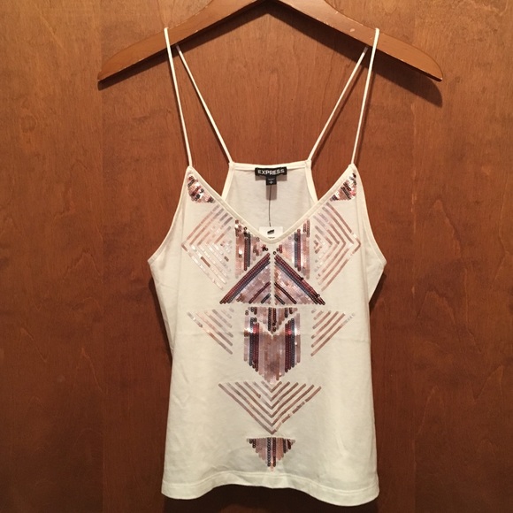 Express Semi Crop Top NWT - Picture 4 of 9